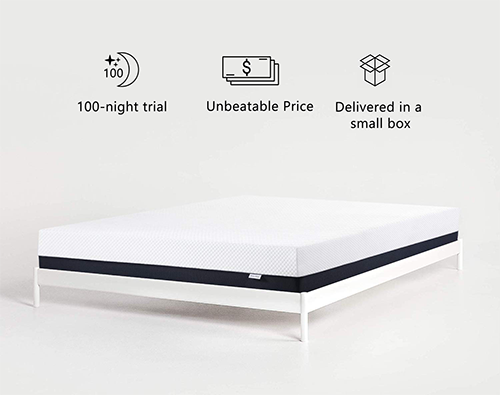 Inofia 10 Inch Ventilated Cool Gel Infused Mattress
