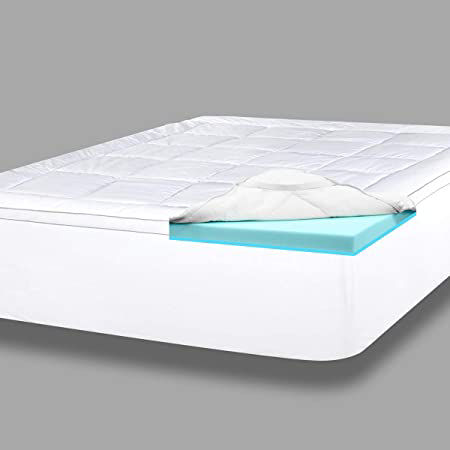 ViscoSoft 4-Inch Pillow Top Gel Memory Foam Mattress Topper
