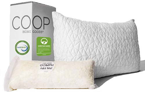 Coop Home Goods Premium Adjustable Bamboo Pillow