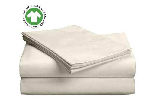 Plush Bed Organic Cotton Sateen Sheet Set